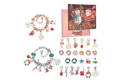 Girls DIY Bracelet Xmas Advent Calendar