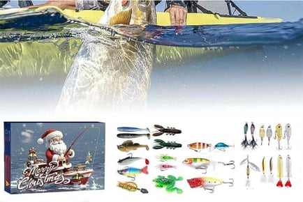 Fishing Lures Christmas Advent Calendar