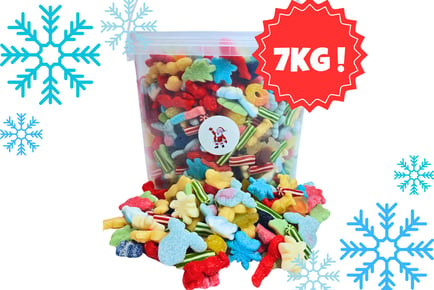 50% off Monster Christmas Gummy Sweet Bucket - 7KG