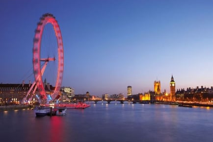 Panoramic London by Night Open Top Bus Tour