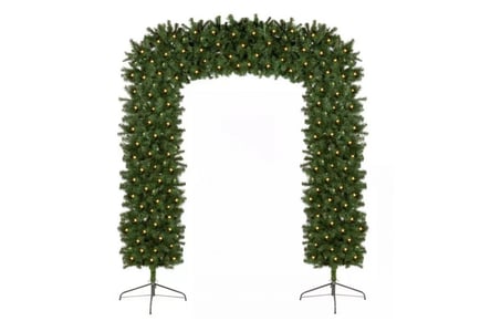 Pre-Lit Christmas Tree Arch - 2 Sizes