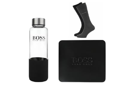 Hugo Boss Gift Set Socks & Water Bottle