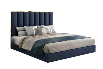 Dior Gold Line Plush Bed Frame in 5 Sizes and 6 Colours