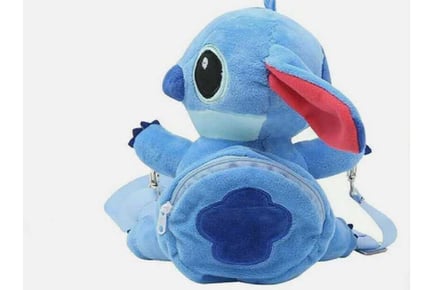 Stitch Inspired Plush Crossbody Bag