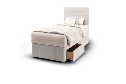 Kids' Elegance Divan Bed & Mattress - Optional Storage