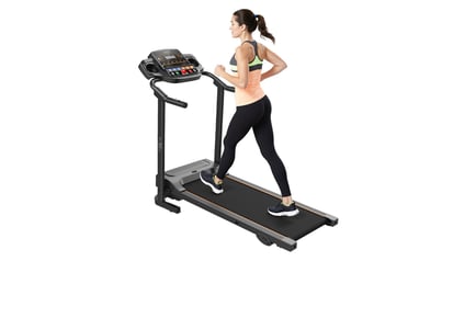 Bluetooth-Enabled Electric Treadmill with Adjustable Incline