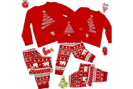 Matching Family Christmas Pyjamas - Baby, Kid & Adult Sizes