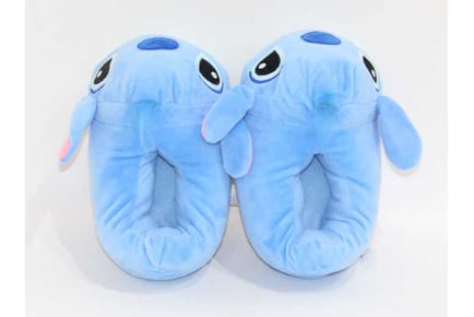 Lilo & Stitch Inspired Plush Slippers