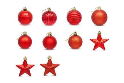 42-Piece Bauble Decoration Set