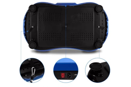 Body Vibrating Fitness Platform - Black or Blue