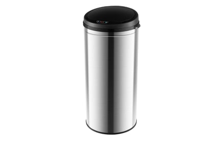 Touchless Trash Can with Motion Sensor and Manual Control