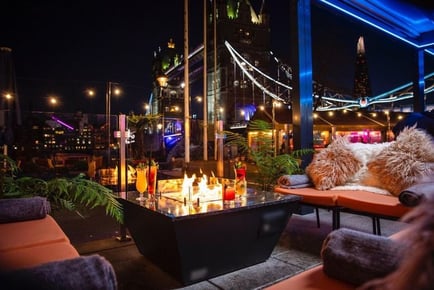 3 Course Dining & Sparkling Wine for 2 on the River Thames at Vicinity in 4* The Tower Hotel