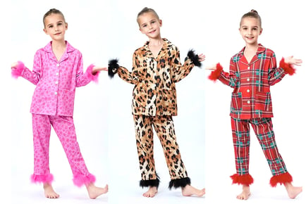 Mother and Daughter Feather Pyjamas Set - 5 Styles