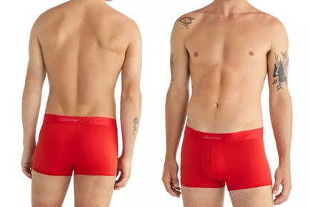 Men's Calvin Klein Red Boxers - 4 Sizes