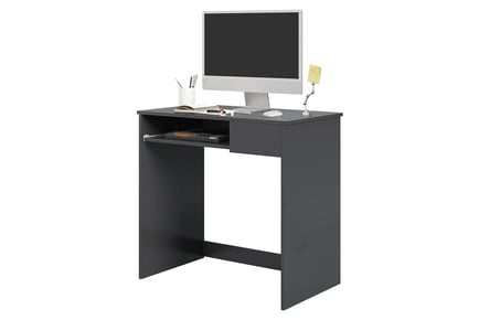 Compact Computer Workstation with Storage