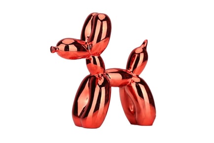 Jeff Koons Inspired 'Balloon Dog' Ornament- 2 Sizes & 10 Colours