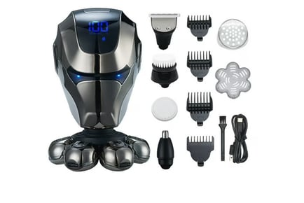 7D Rechargeable Waterproof Wet-Dry Shaver