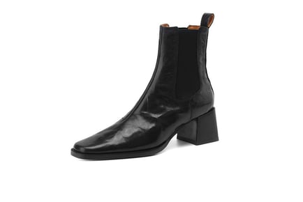 Women's Square Toe Ankle Boots - 5 Sizes, 2 Colours