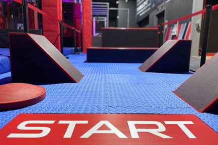 Ninja Warrior Adventure & Inflatable Park - Entry, Sweatband and Socks - Edinburgh