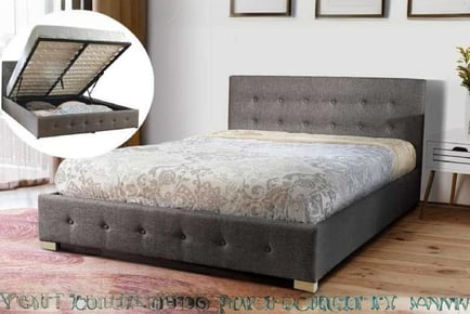 Fabric Nicola Ottoman Bed