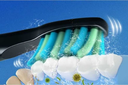 Electric Sonic Toothbrush with 10 Heads