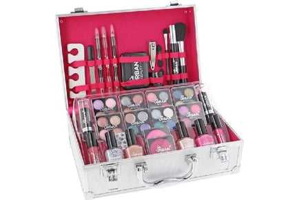 60pc Vanity Case Love Urban Beauty