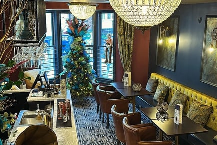 4* The Curious Mr Fox Festive Afternoon Tea for 2 with Prosecco Upgrade - Durham