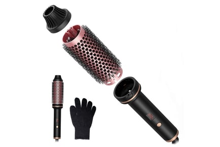 3-in-1 Curling Thermal Iron Brush