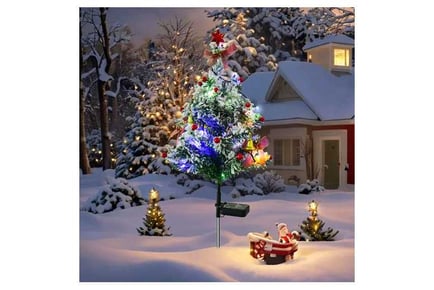 85CM Christmas Tree Solar Stake Light