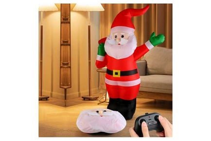 RC Self-Inflatable Running Santa Claus