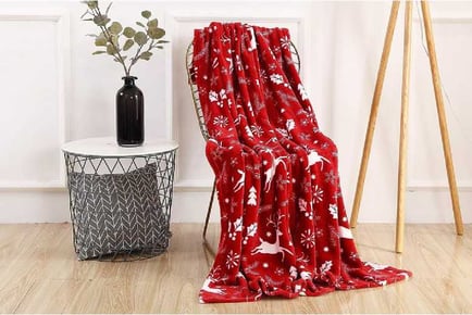 Christmas Printed Soft Throw Blanket