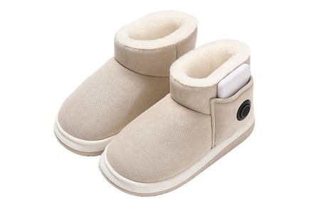 Ugg Inspired Heating Warm Boots - Optional Power Bank - 3 Colours, 5 Sizes