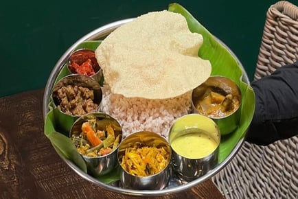 South Indian Dining with Wine for Two - 2 or 3 Courses, Koottaan Curry Club Cardiff or Taunton