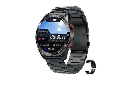 PulsePro Mens Touch Screen Multi-Sport Smart Watch - Strap & Colour Options!