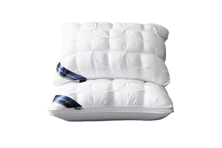 Luxury Cotton & Down Blend Quilt Pillow - 6 Colours