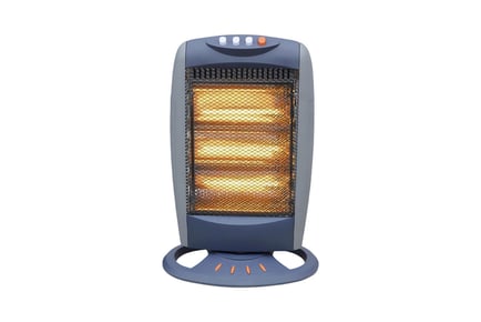 1200W Halogen Heater with Replacement Bulbs Available - 3 Options