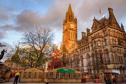 Manchester's Christmas Market Stay - Award-Winning Marriott Hotel with Breakfast & Exclusive Drinks Upgrade!