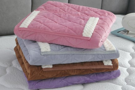 USB Heated Throw Blanket with Pocket - 2 Sizes, 4 Colours