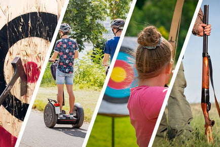 Madrenaline Mystery Outdoor Activity - Archery, Segway, Axe Throwing or Air Rifles Experience