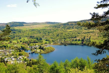 Loch Tay Family Lodge Stay up to 8 with Hot Tub, Fire Pit & BBQ