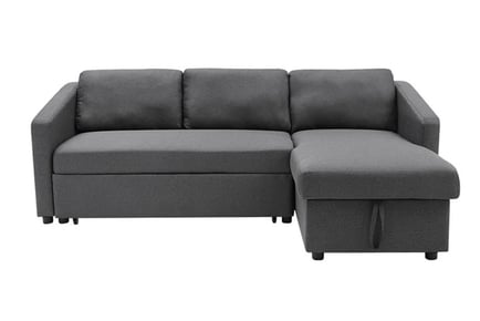 3-Seater Corner Sofa Bed with Storage