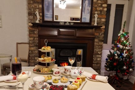 Mulled Wine Festive Afternoon Tea for 2 - Optional Upgrade - Hull