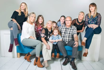 Couples & Family Studio Photoshoot with £50 Gift Voucher - Belfast