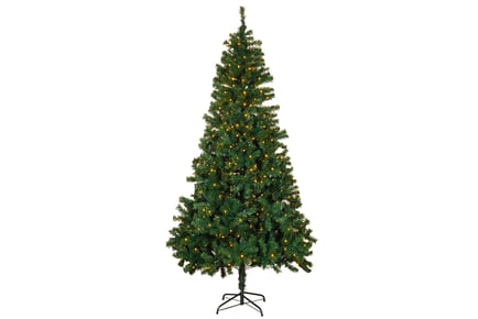 6/7FT Artificial Christmas Tree with LED Options!