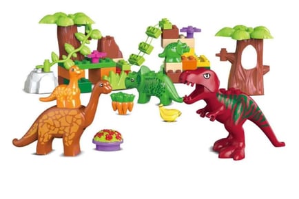 Dinosaur Paradise World Forest Building Blocks