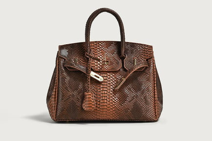 Women's Birkin-Inspired Leather Handbag - 9 Colours