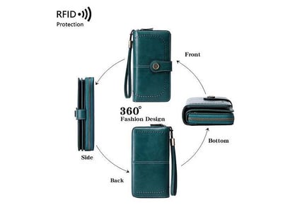 Multi-function zipper wallet