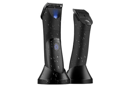 Men's Waterproof Body Hair Trimmer