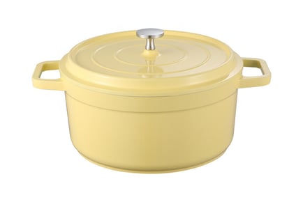 Le Creuset Inspired Non-Stick Ceramic Casserole - 2 Sizes & 4 Colours