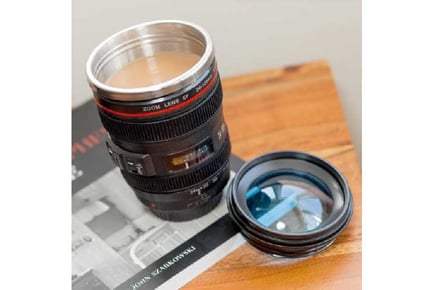 InGenious Camera Lens Mug with Lid